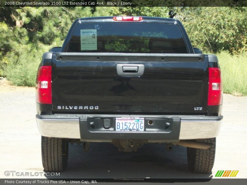 Black / Ebony 2008 Chevrolet Silverado 1500 LTZ Extended Cab 4x4