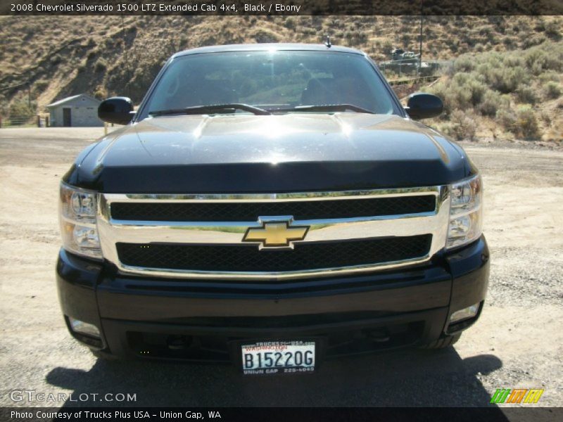 Black / Ebony 2008 Chevrolet Silverado 1500 LTZ Extended Cab 4x4