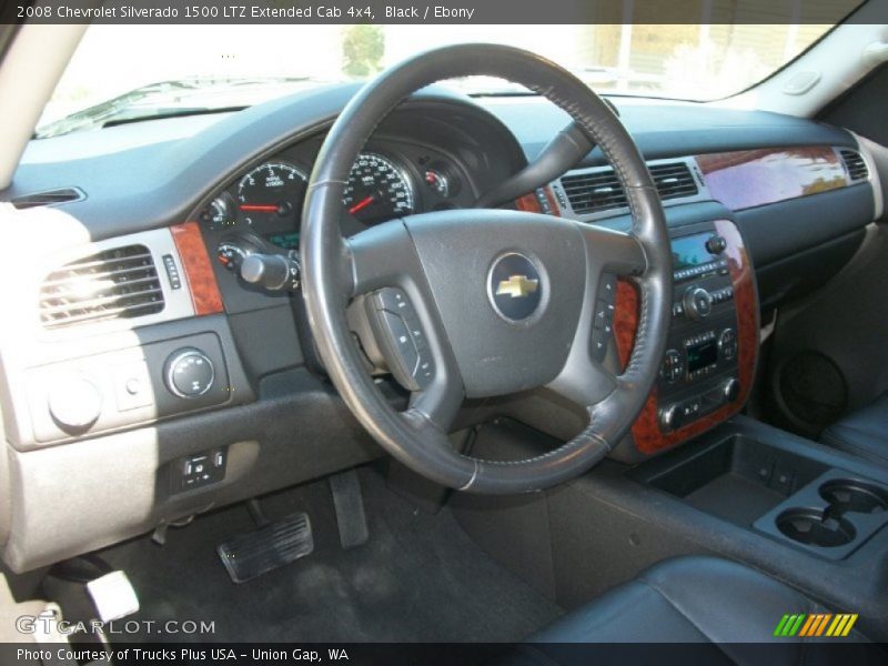 Black / Ebony 2008 Chevrolet Silverado 1500 LTZ Extended Cab 4x4