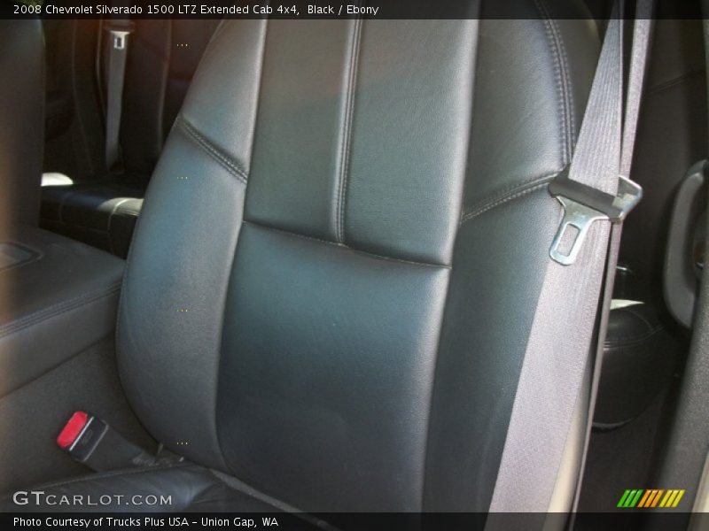 Black / Ebony 2008 Chevrolet Silverado 1500 LTZ Extended Cab 4x4