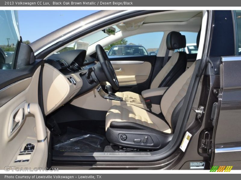 Black Oak Brown Metallic / Desert Beige/Black 2013 Volkswagen CC Lux