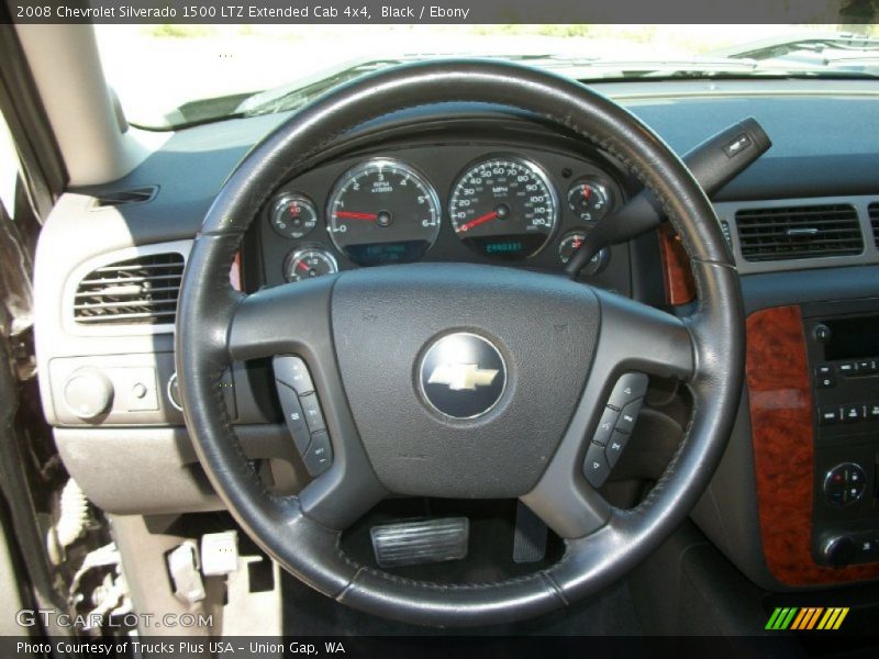 Black / Ebony 2008 Chevrolet Silverado 1500 LTZ Extended Cab 4x4
