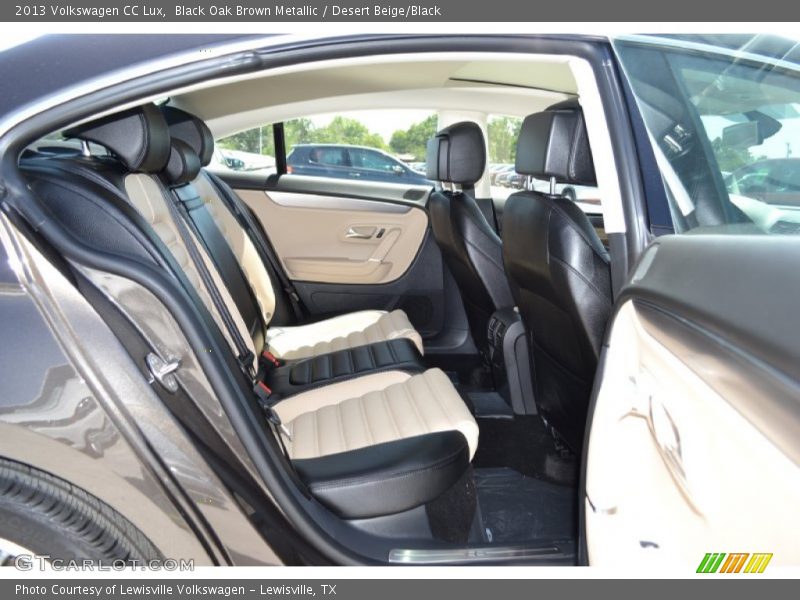 Black Oak Brown Metallic / Desert Beige/Black 2013 Volkswagen CC Lux