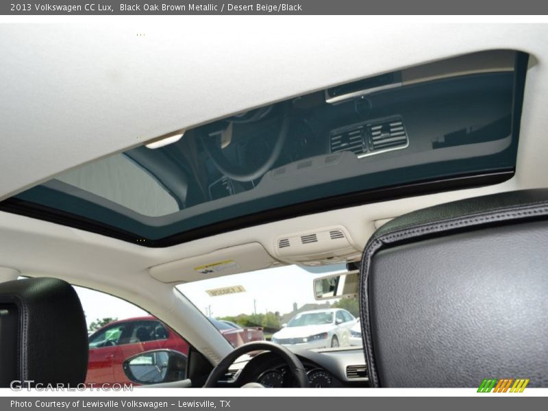 Black Oak Brown Metallic / Desert Beige/Black 2013 Volkswagen CC Lux