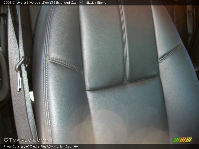 Black / Ebony 2008 Chevrolet Silverado 1500 LTZ Extended Cab 4x4