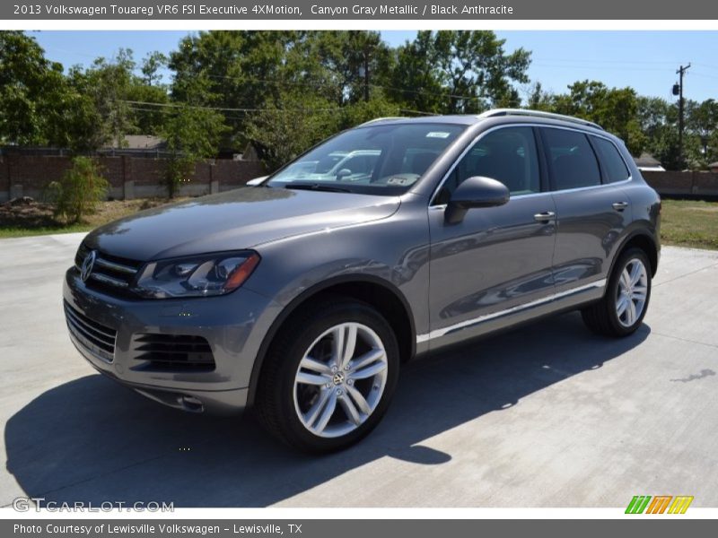 Canyon Gray Metallic / Black Anthracite 2013 Volkswagen Touareg VR6 FSI Executive 4XMotion