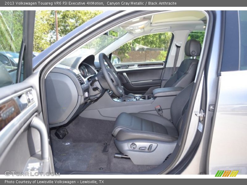 Canyon Gray Metallic / Black Anthracite 2013 Volkswagen Touareg VR6 FSI Executive 4XMotion