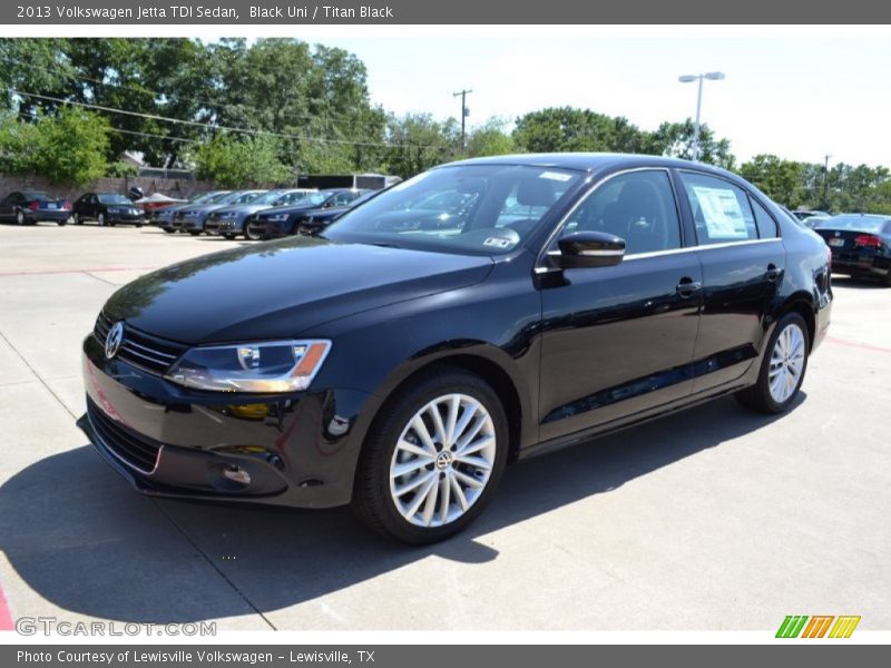 Black Uni / Titan Black 2013 Volkswagen Jetta TDI Sedan