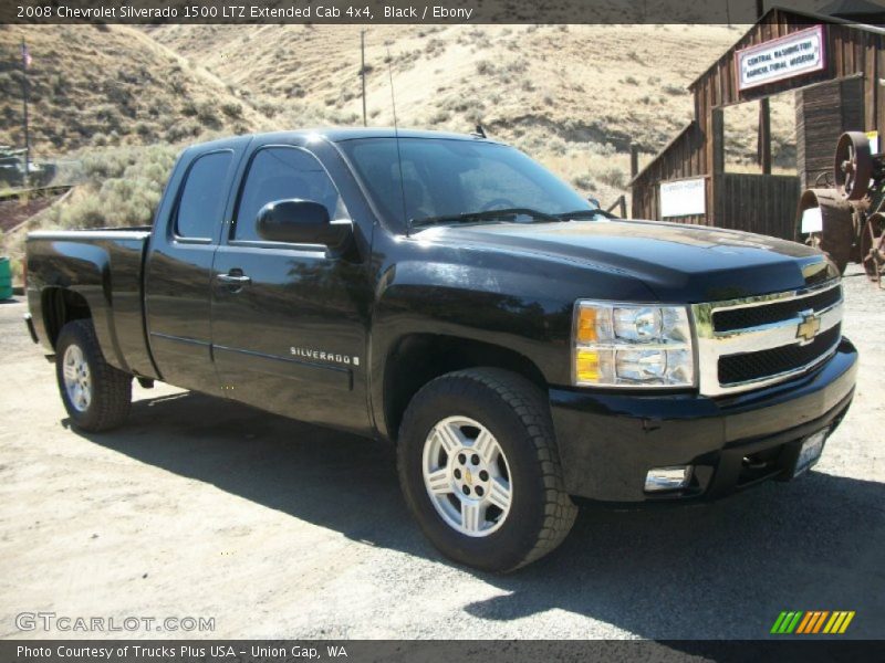 Black / Ebony 2008 Chevrolet Silverado 1500 LTZ Extended Cab 4x4