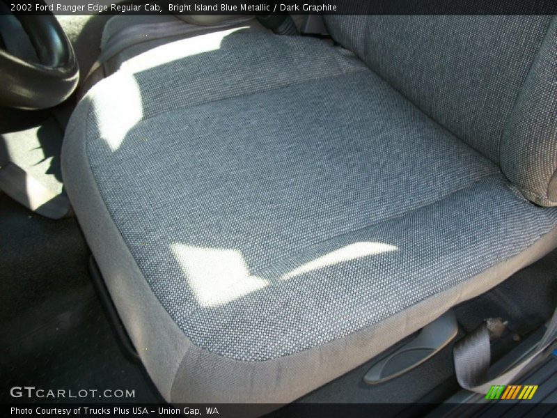 Bright Island Blue Metallic / Dark Graphite 2002 Ford Ranger Edge Regular Cab