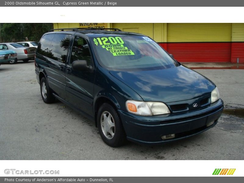 Cypress Green Metallic / Beige 2000 Oldsmobile Silhouette GL