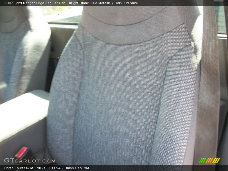 Bright Island Blue Metallic / Dark Graphite 2002 Ford Ranger Edge Regular Cab