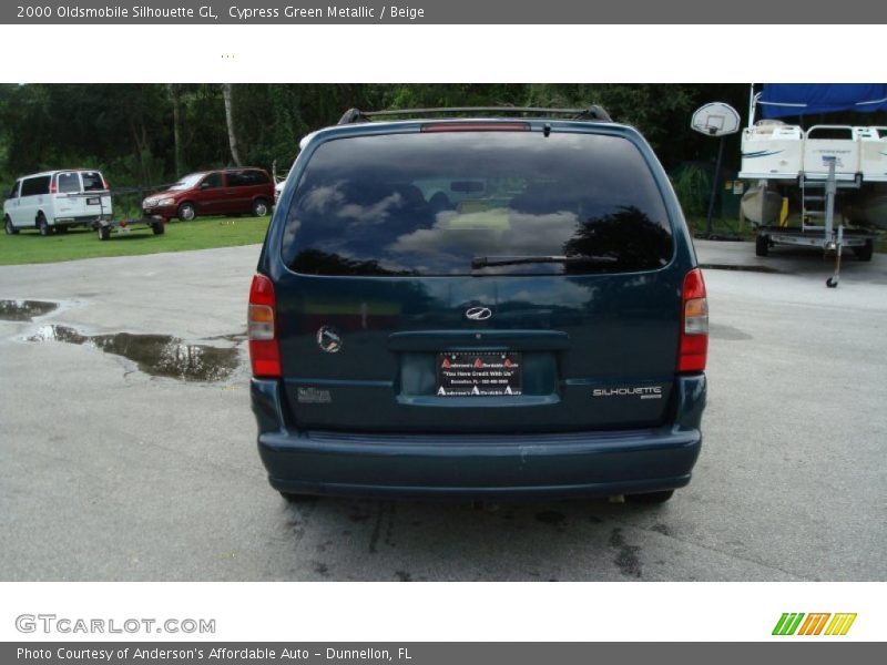 Cypress Green Metallic / Beige 2000 Oldsmobile Silhouette GL