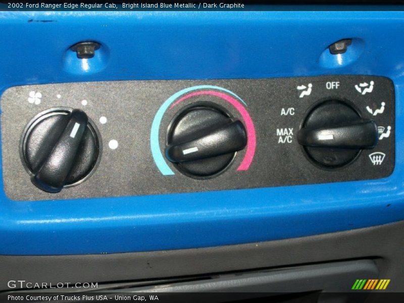 Controls of 2002 Ranger Edge Regular Cab