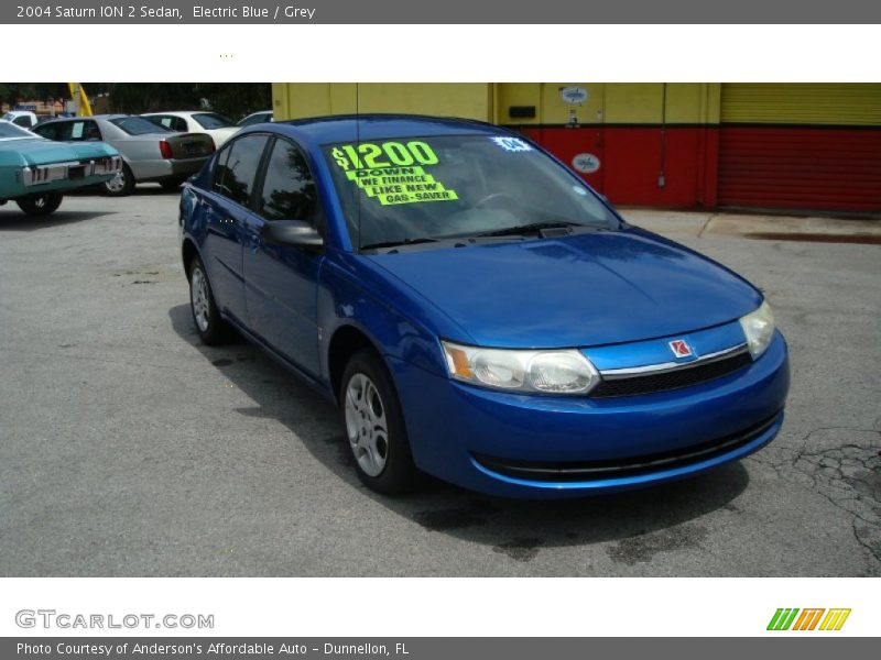 Electric Blue / Grey 2004 Saturn ION 2 Sedan