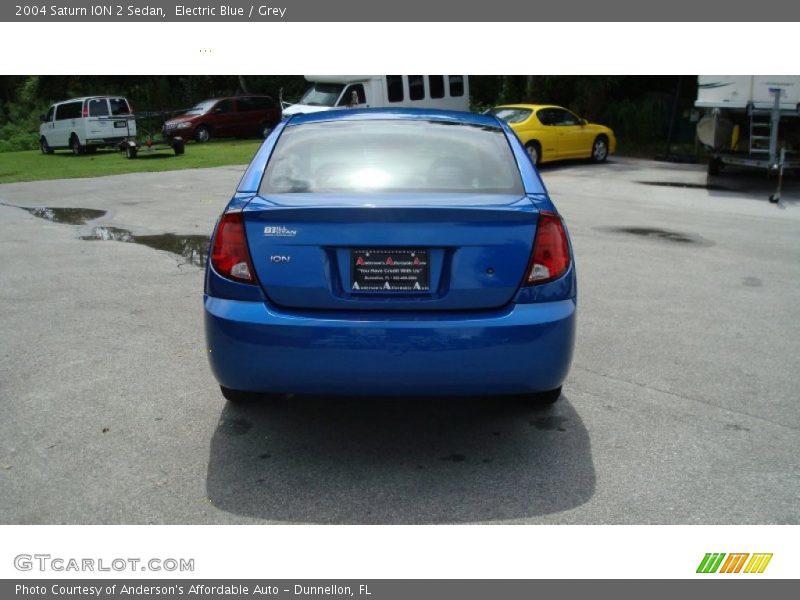 Electric Blue / Grey 2004 Saturn ION 2 Sedan