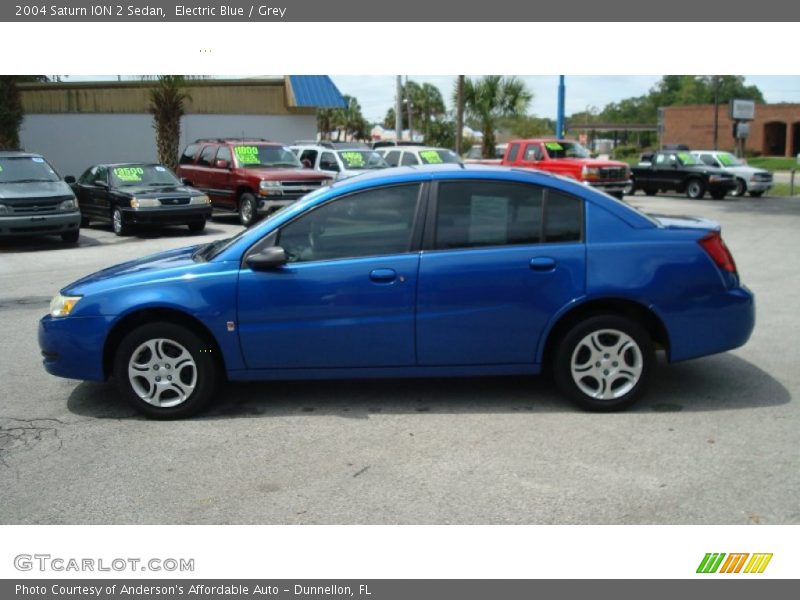 Electric Blue / Grey 2004 Saturn ION 2 Sedan