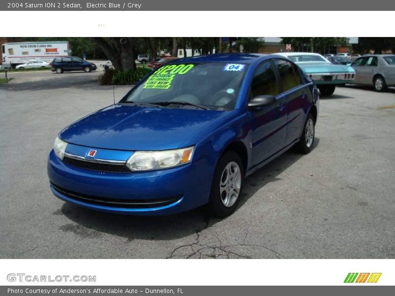 Electric Blue / Grey 2004 Saturn ION 2 Sedan