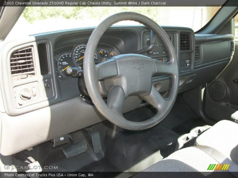 Summit White / Dark Charcoal 2003 Chevrolet Silverado 2500HD Regular Cab Chassis Utility