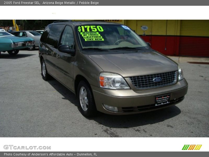 Arizona Beige Metallic / Pebble Beige 2005 Ford Freestar SEL