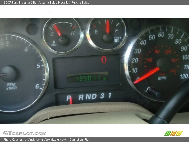 Arizona Beige Metallic / Pebble Beige 2005 Ford Freestar SEL