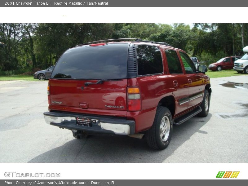 Redfire Metallic / Tan/Neutral 2001 Chevrolet Tahoe LT