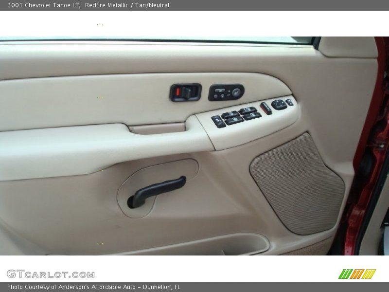 Redfire Metallic / Tan/Neutral 2001 Chevrolet Tahoe LT