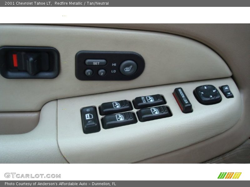 Redfire Metallic / Tan/Neutral 2001 Chevrolet Tahoe LT