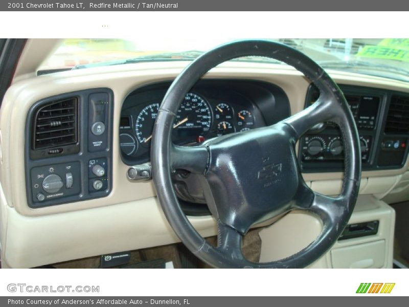 Redfire Metallic / Tan/Neutral 2001 Chevrolet Tahoe LT