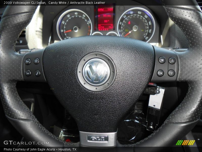 Candy White / Anthracite Black Leather 2009 Volkswagen GLI Sedan