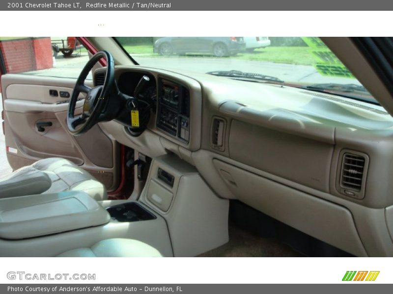 Redfire Metallic / Tan/Neutral 2001 Chevrolet Tahoe LT