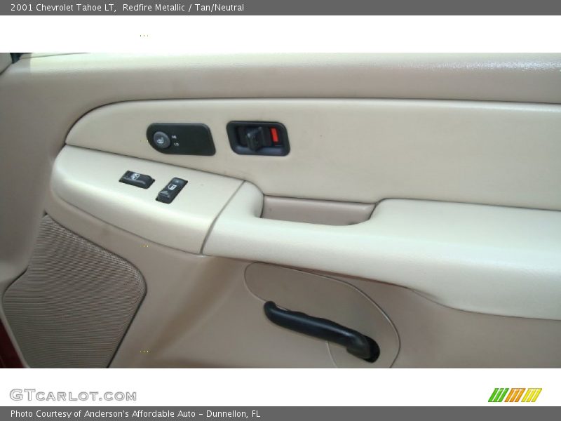 Redfire Metallic / Tan/Neutral 2001 Chevrolet Tahoe LT