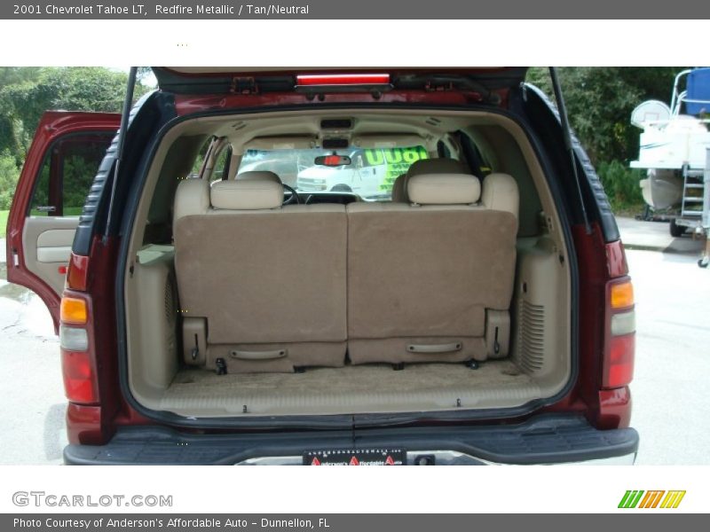Redfire Metallic / Tan/Neutral 2001 Chevrolet Tahoe LT