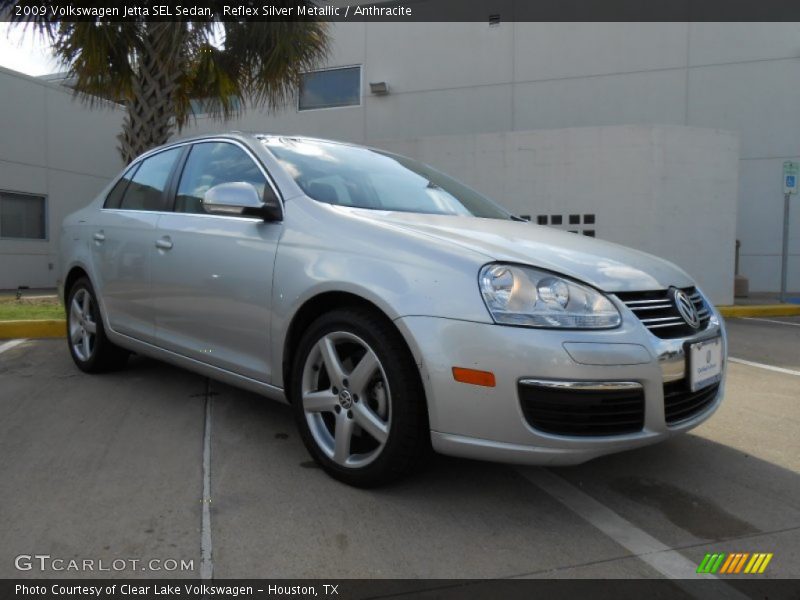 Reflex Silver Metallic / Anthracite 2009 Volkswagen Jetta SEL Sedan