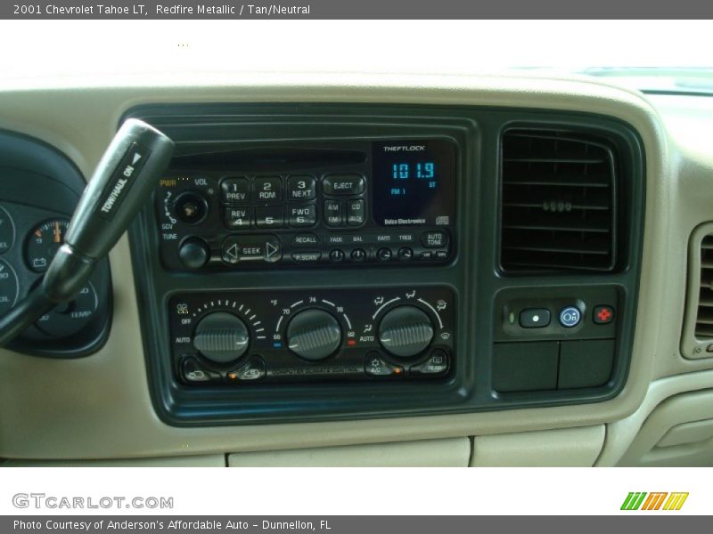 Redfire Metallic / Tan/Neutral 2001 Chevrolet Tahoe LT