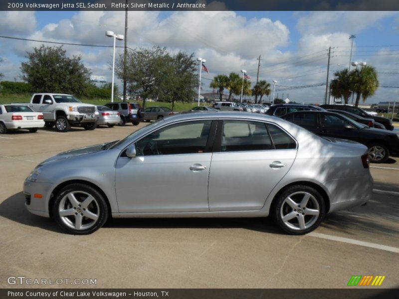 Reflex Silver Metallic / Anthracite 2009 Volkswagen Jetta SEL Sedan