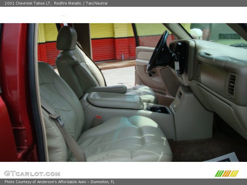 Redfire Metallic / Tan/Neutral 2001 Chevrolet Tahoe LT
