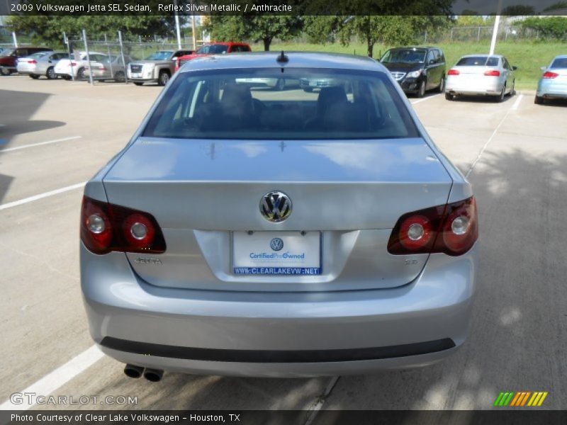 Reflex Silver Metallic / Anthracite 2009 Volkswagen Jetta SEL Sedan