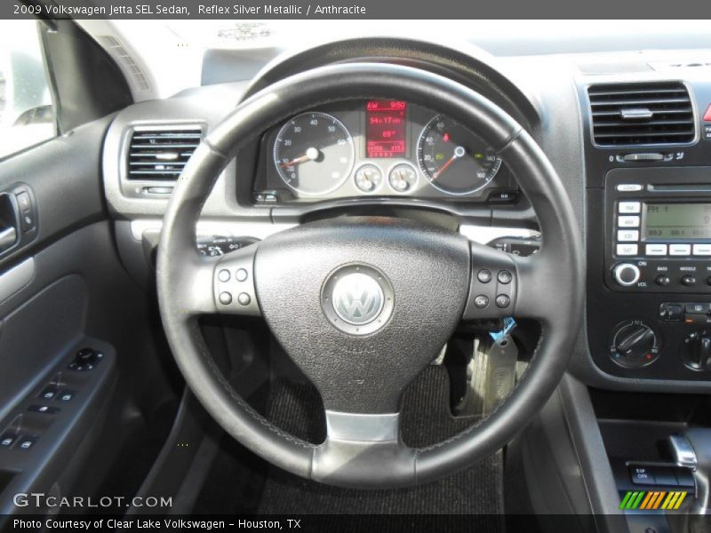 Reflex Silver Metallic / Anthracite 2009 Volkswagen Jetta SEL Sedan