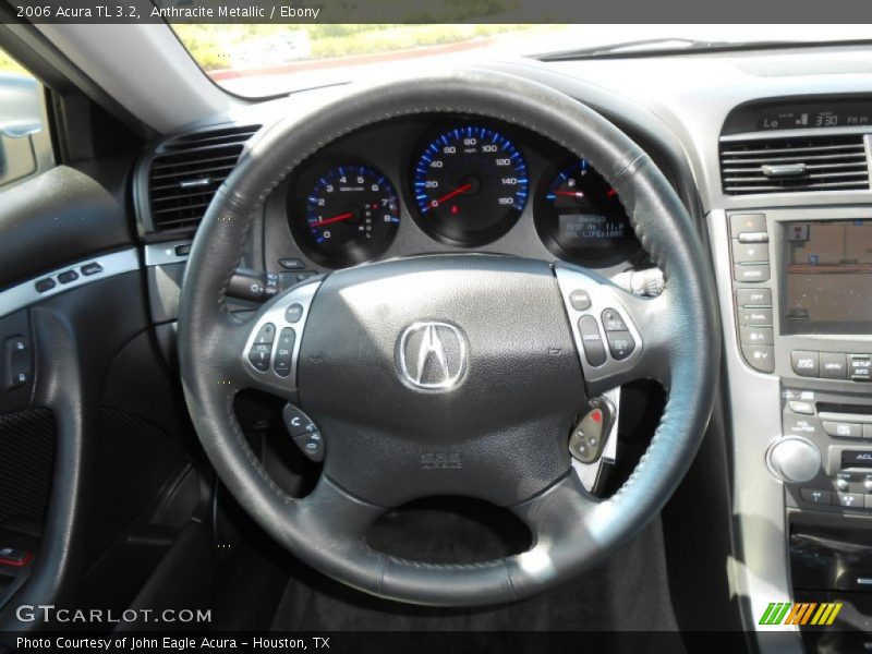 Anthracite Metallic / Ebony 2006 Acura TL 3.2
