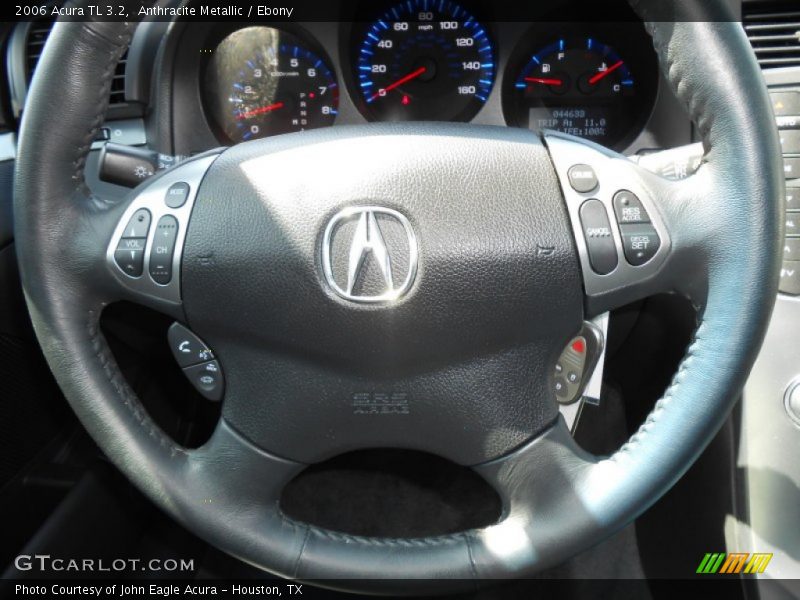 Anthracite Metallic / Ebony 2006 Acura TL 3.2