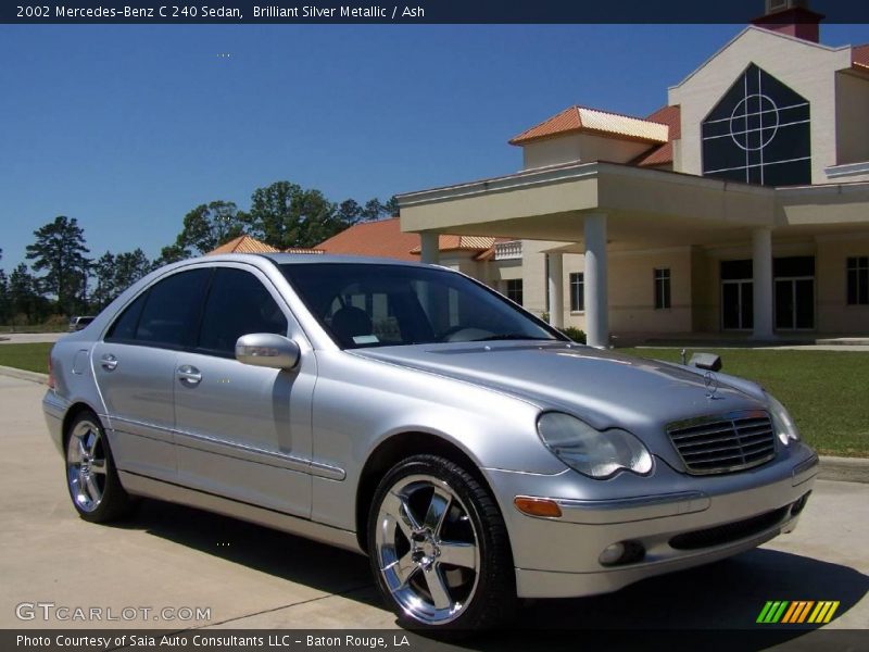 Brilliant Silver Metallic / Ash 2002 Mercedes-Benz C 240 Sedan