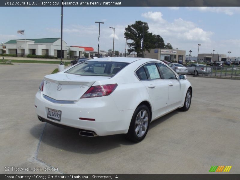 Bellanova White Pearl / Parchment 2012 Acura TL 3.5 Technology
