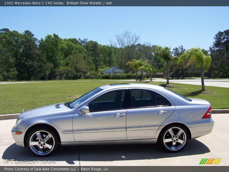 Brilliant Silver Metallic / Ash 2002 Mercedes-Benz C 240 Sedan