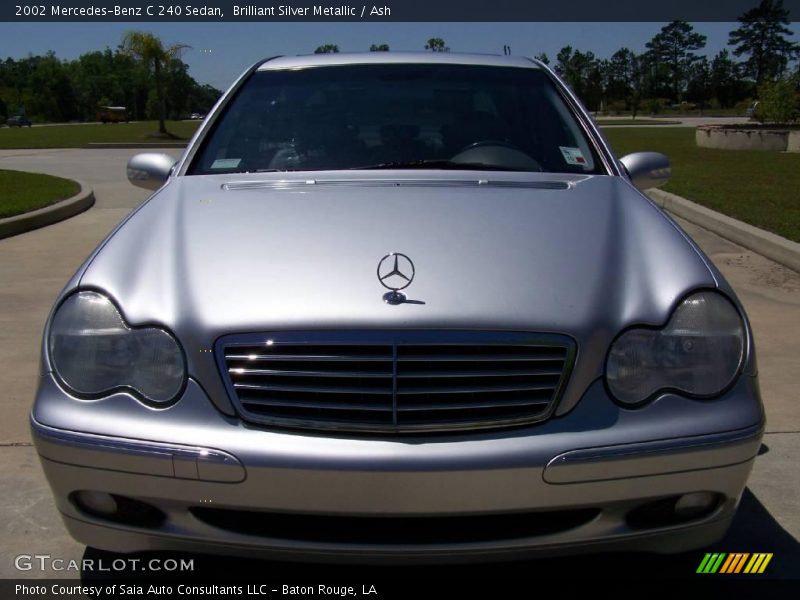 Brilliant Silver Metallic / Ash 2002 Mercedes-Benz C 240 Sedan