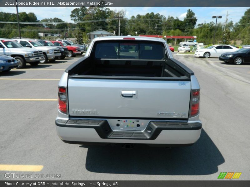 Alabaster Silver Metallic / Gray 2012 Honda Ridgeline RTL