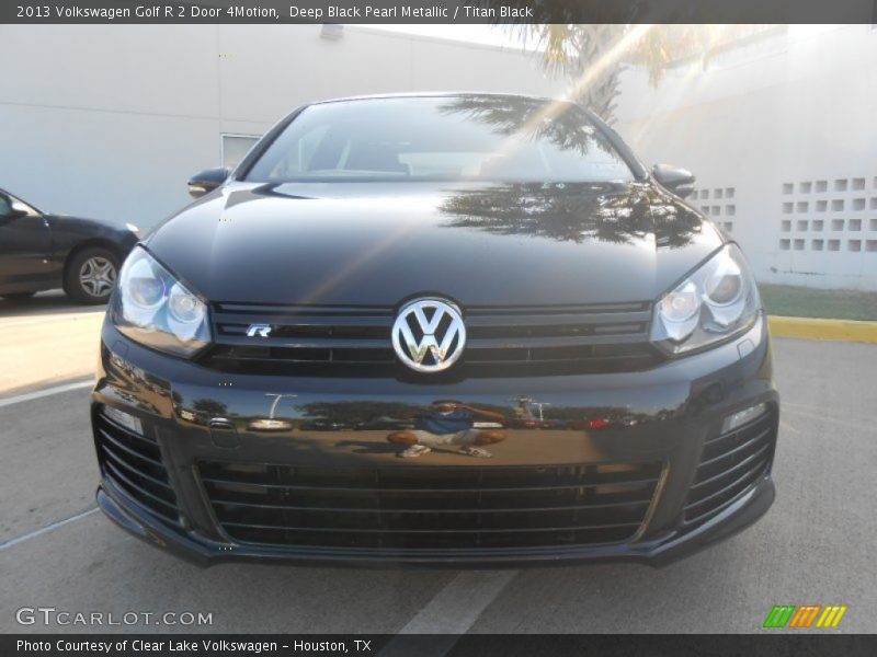 Deep Black Pearl Metallic / Titan Black 2013 Volkswagen Golf R 2 Door 4Motion