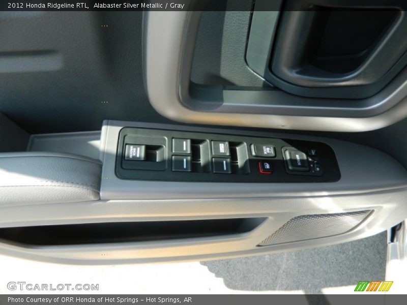 Alabaster Silver Metallic / Gray 2012 Honda Ridgeline RTL