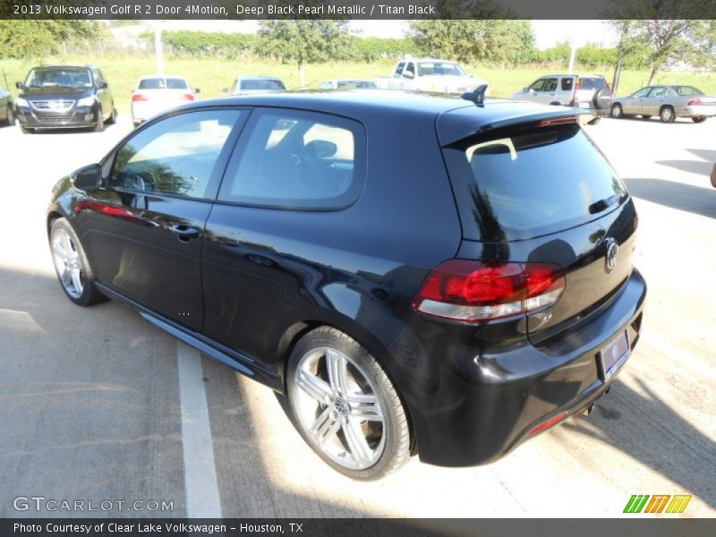 Deep Black Pearl Metallic / Titan Black 2013 Volkswagen Golf R 2 Door 4Motion
