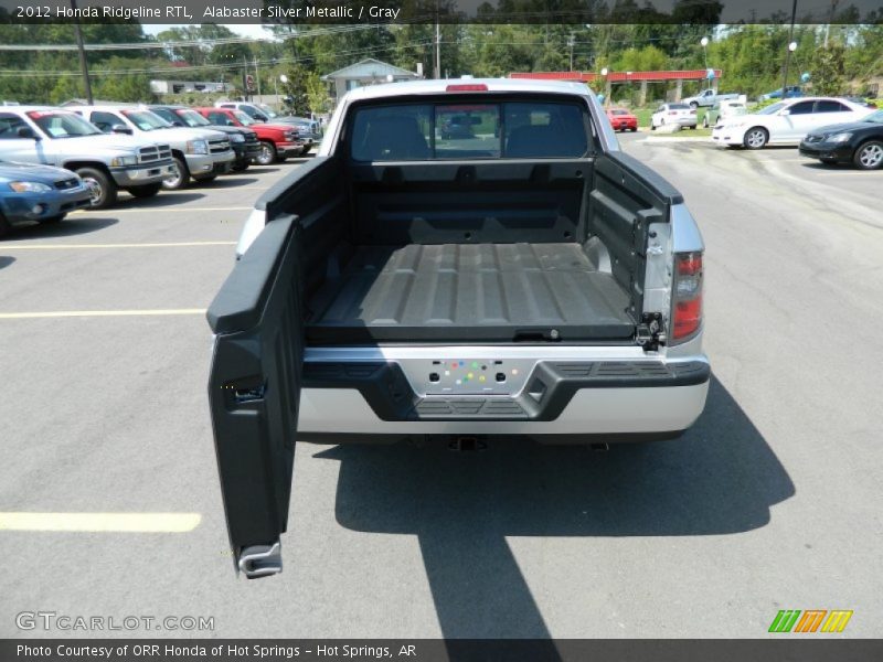 Alabaster Silver Metallic / Gray 2012 Honda Ridgeline RTL